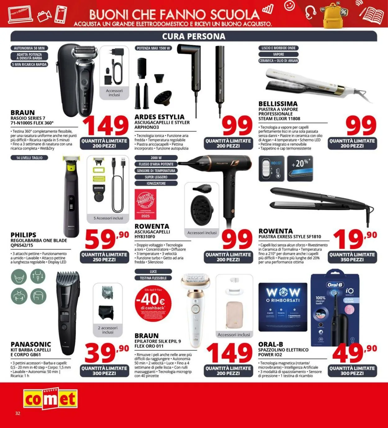 Comet Volantino attuale da 22 agosto a 11 settembre di 2025 - Pagina del volantino 32