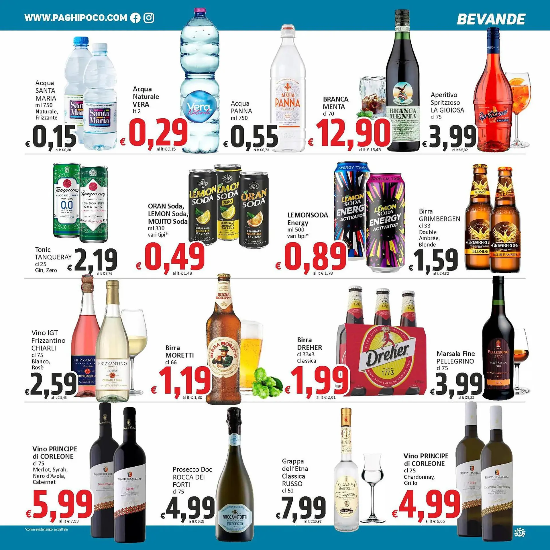 Volantino Paghi Poco da 12 gennaio a 22 gennaio di 2024 - Pagina del volantino 13