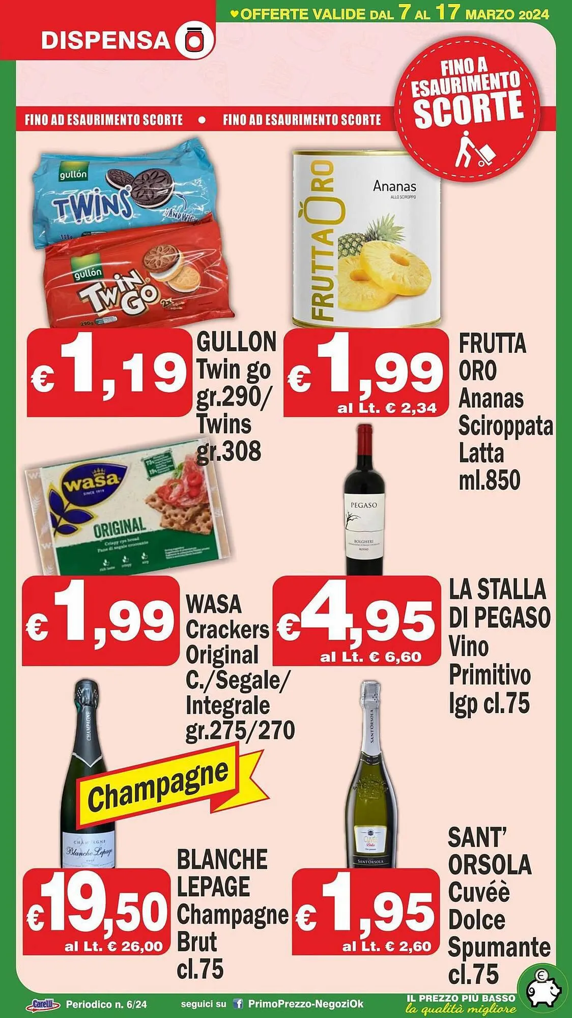 Volantino Primo Prezzo da 7 marzo a 17 marzo di 2024 - Pagina del volantino 19