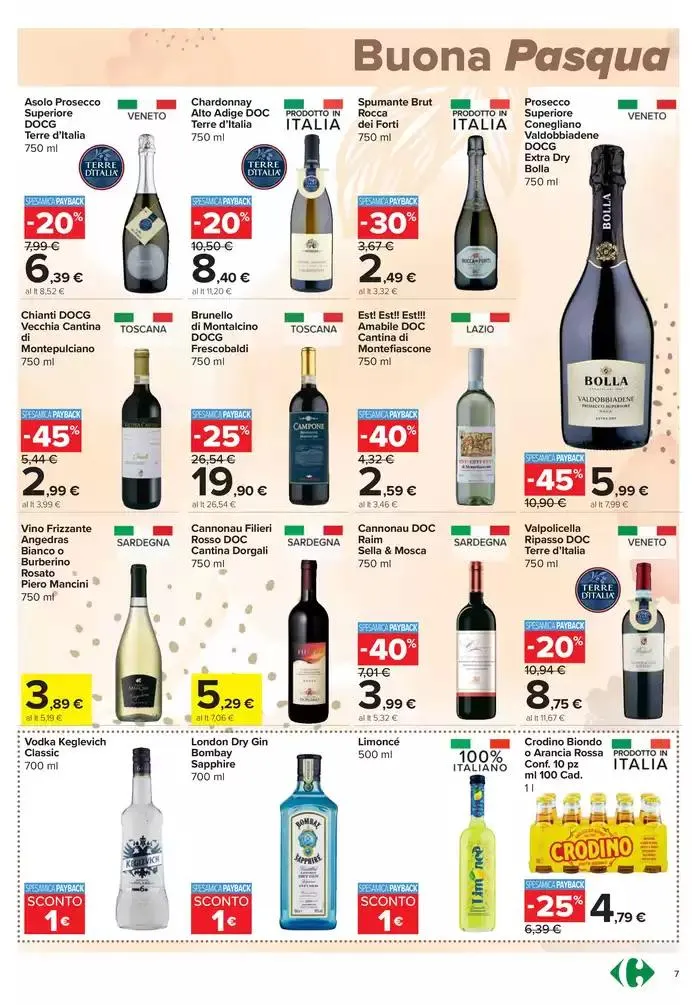 Sconti di pasqua da 3 aprile a 21 aprile di 2025 - Pagina del volantino 7
