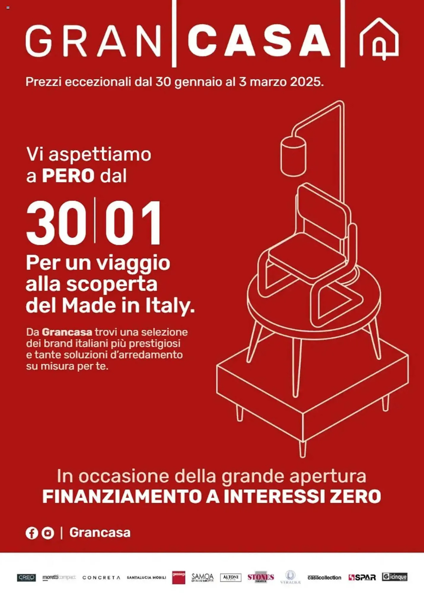 Volantino GRANCASA da 30 gennaio a 3 marzo di 2025 - Pagina del volantino 1