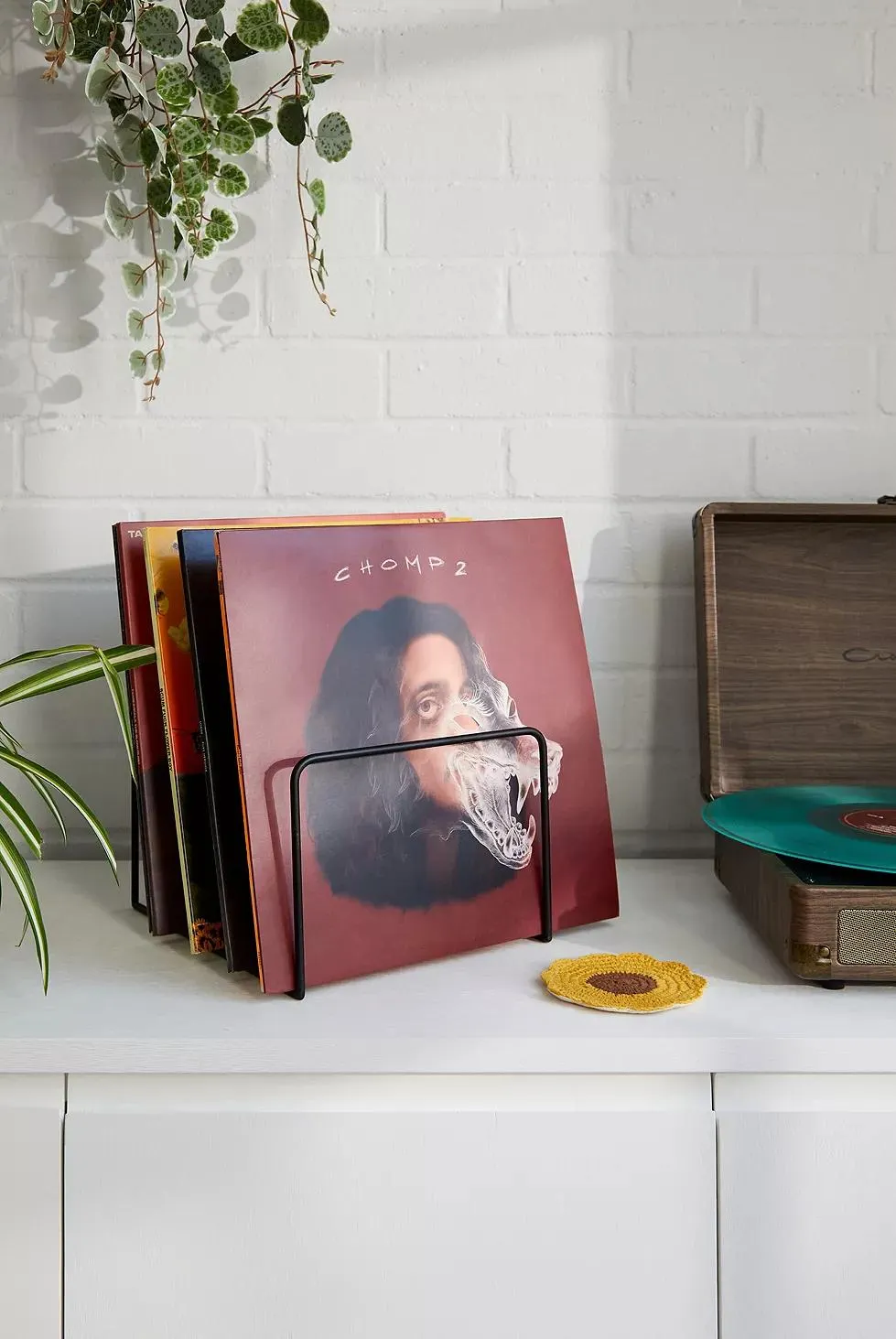 Portadischi in Vinile da Tavolo Nero