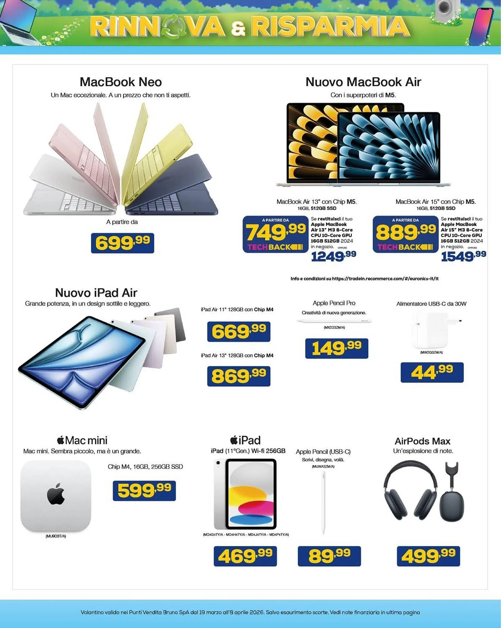 Volantino Euronics da 19 marzo a 8 aprile di 2026 - Pagina del volantino 10