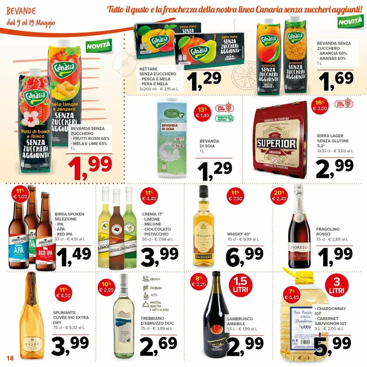 Todis Volantino attuale da 15 maggio a 29 maggio di 2024 - Pagina del volantino 18