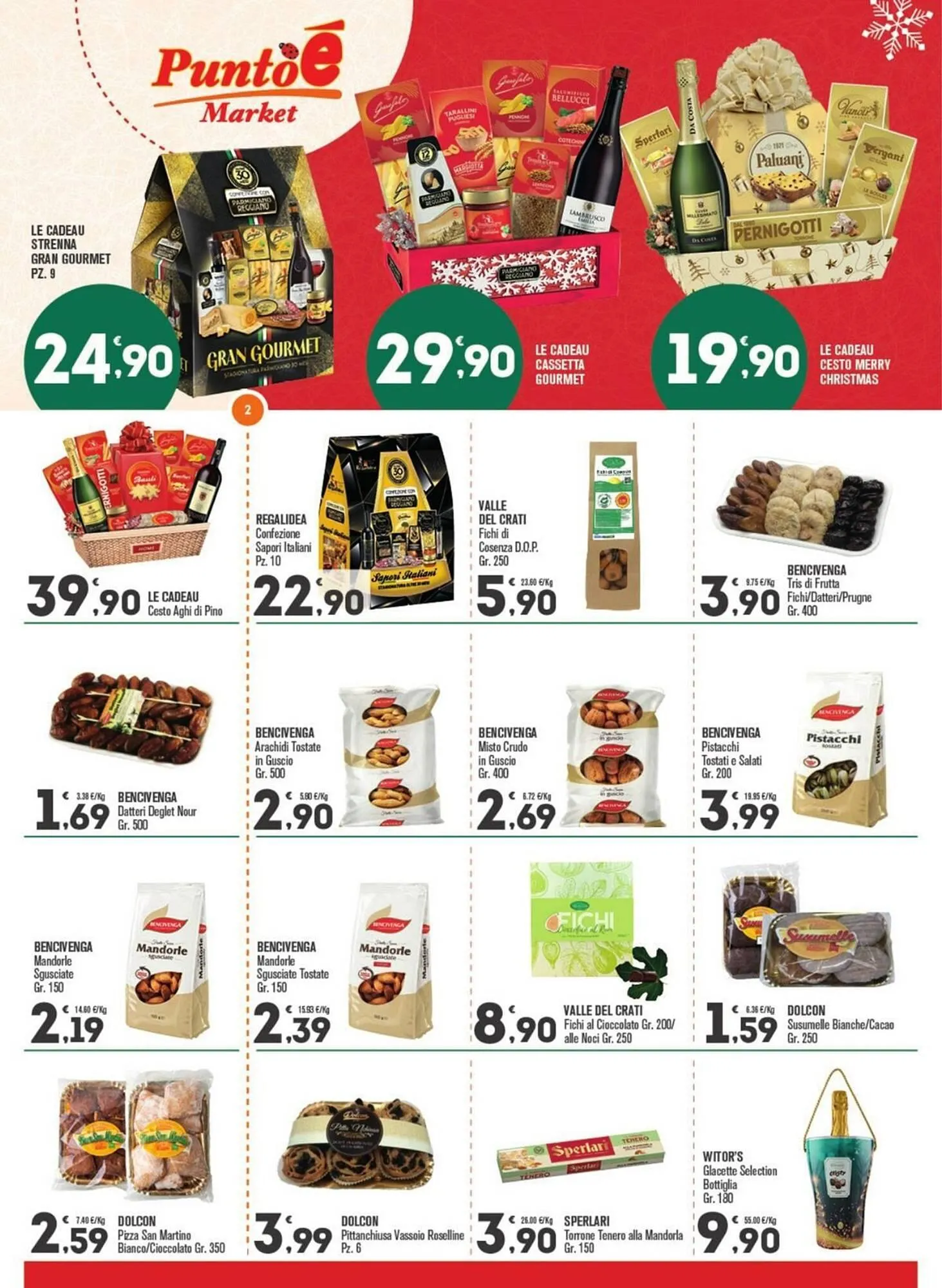 Volantino Punto é market da 22 dicembre a 4 gennaio di 2026 - Pagina del volantino 2
