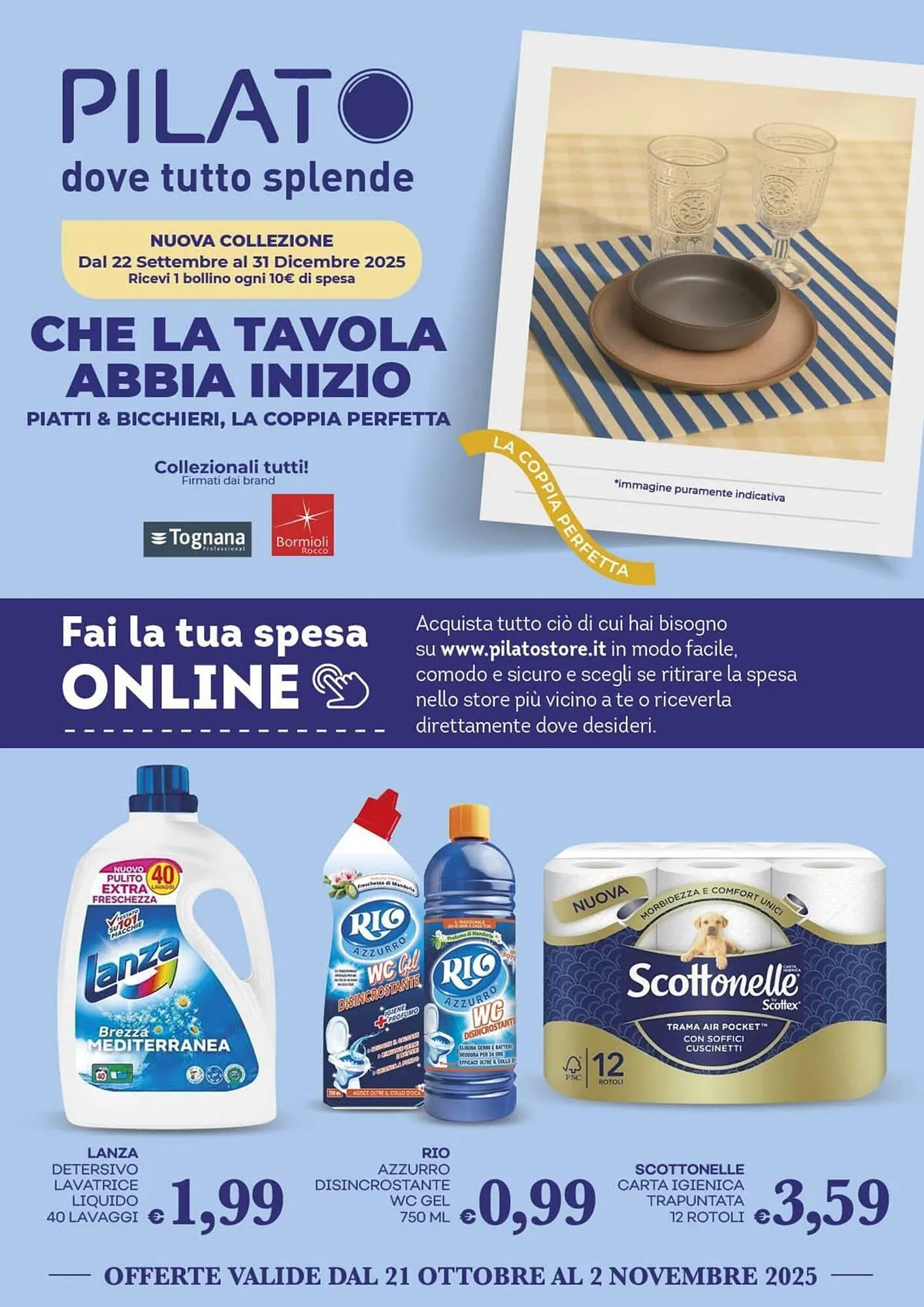 Volantino Pilato da 21 ottobre a 2 novembre di 2025 - Pagina del volantino 1