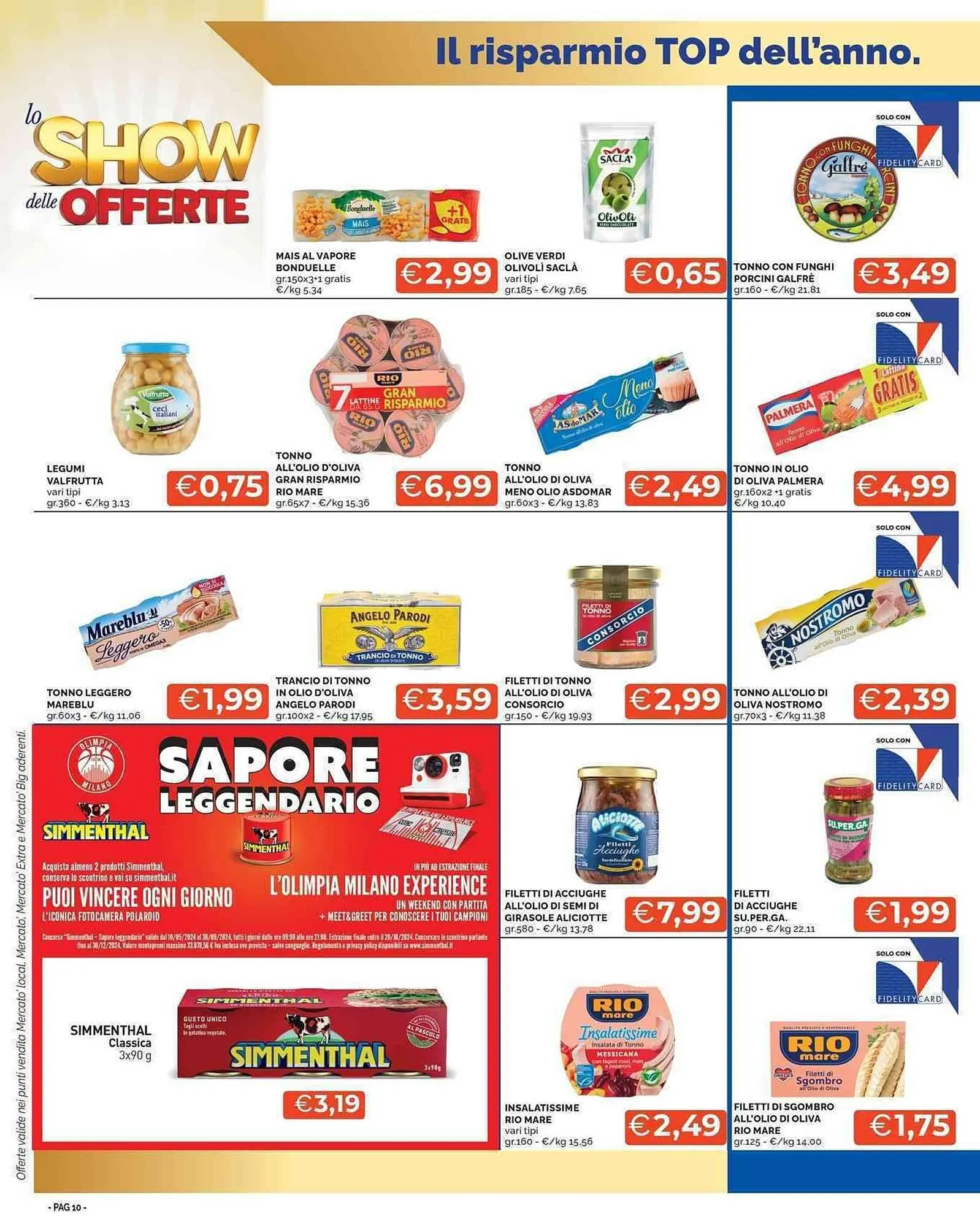 Volantino Mercatò Big da 5 settembre a 18 settembre di 2024 - Pagina del volantino 10