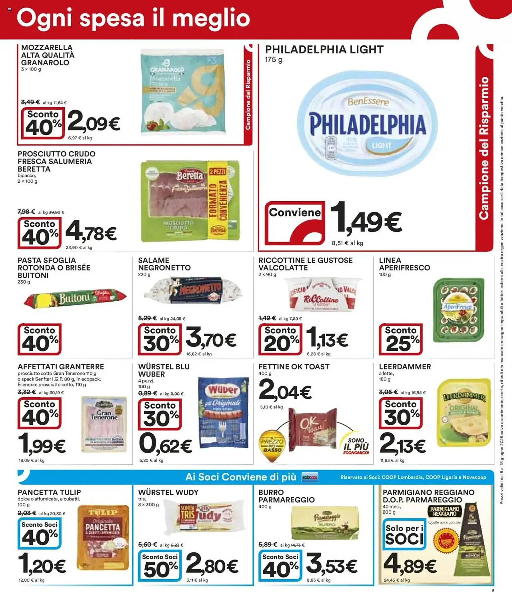 Volantino Ipercoop da 5 giugno a 18 giugno di 2025 - Pagina del volantino 9