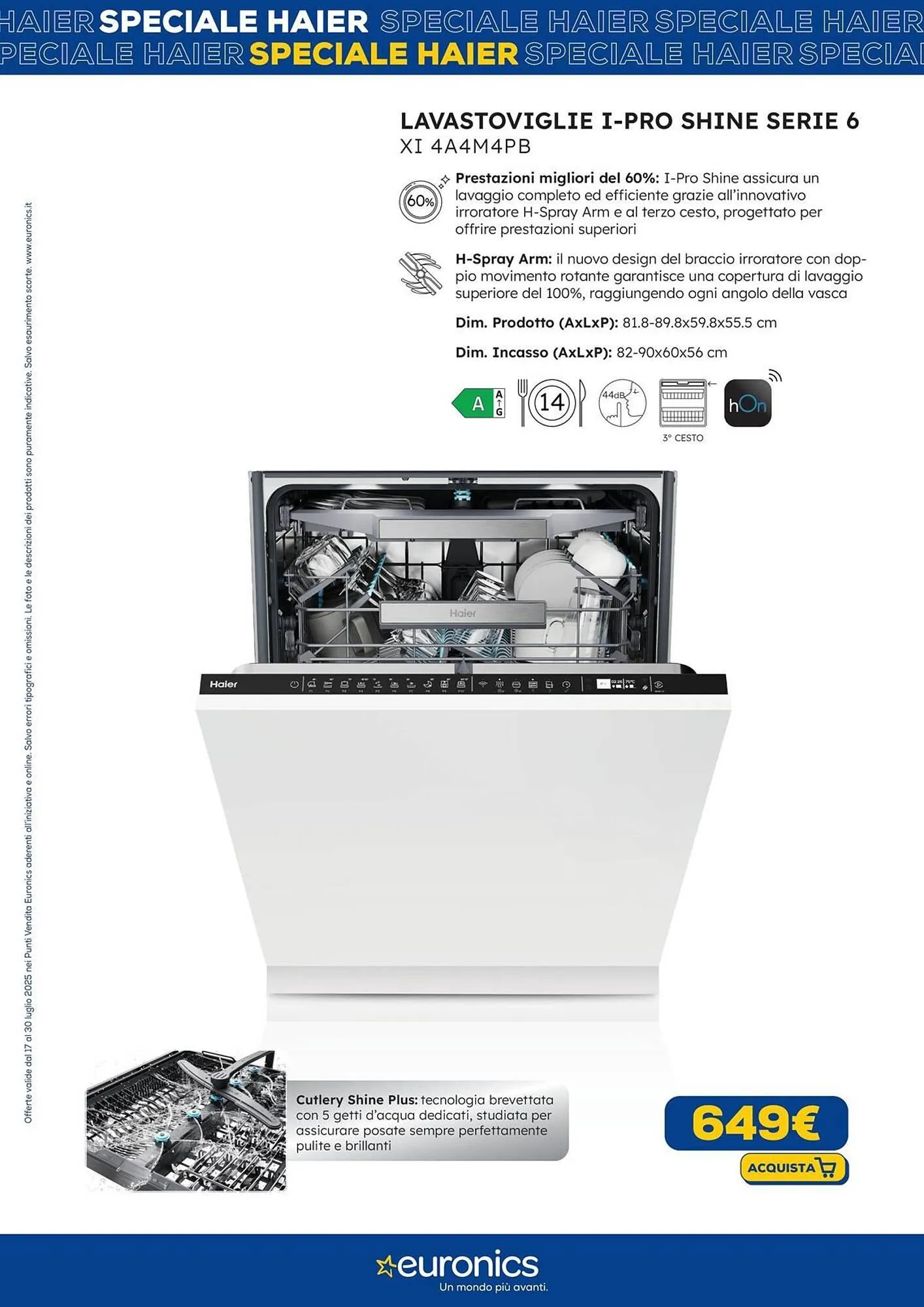 Volantino Euronics da 17 luglio a 30 luglio di 2025 - Pagina del volantino 17