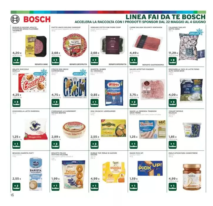 5€ di buono su 15€ di spesa da 22 maggio a 4 giugno di 2025 - Pagina del volantino 16