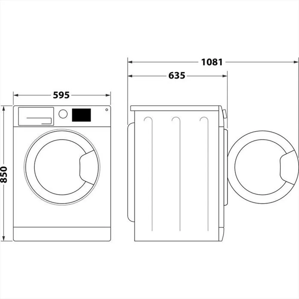 WHIRLPOOL - Lavatrice FFB 1048 BSV IT 10 Kg Classe A