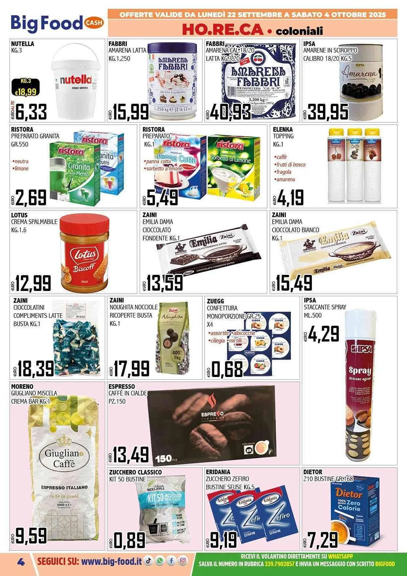 Volantino Big Food da 22 settembre a 4 ottobre di 2025 - Pagina del volantino 4