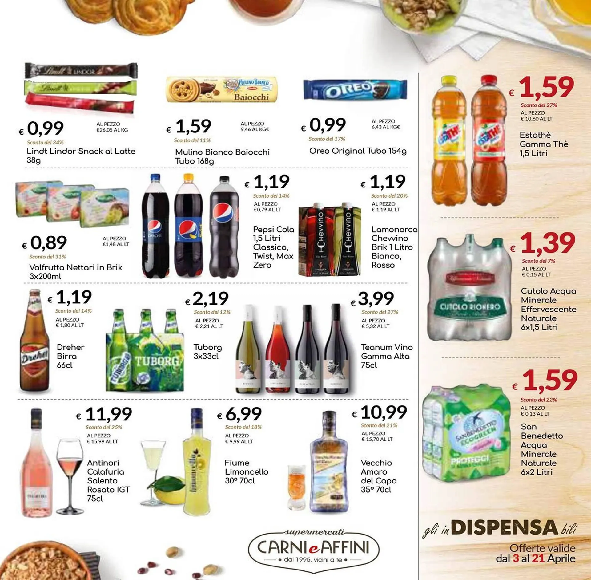 Volantino Carni e Affini Supermercati da 3 aprile a 21 aprile di 2024 - Pagina del volantino 9