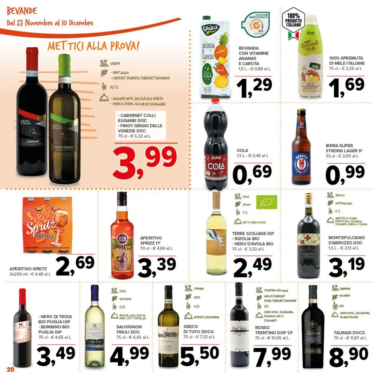 Todis Volantino attuale da 27 novembre a 10 dicembre di 2025 - Pagina del volantino 20