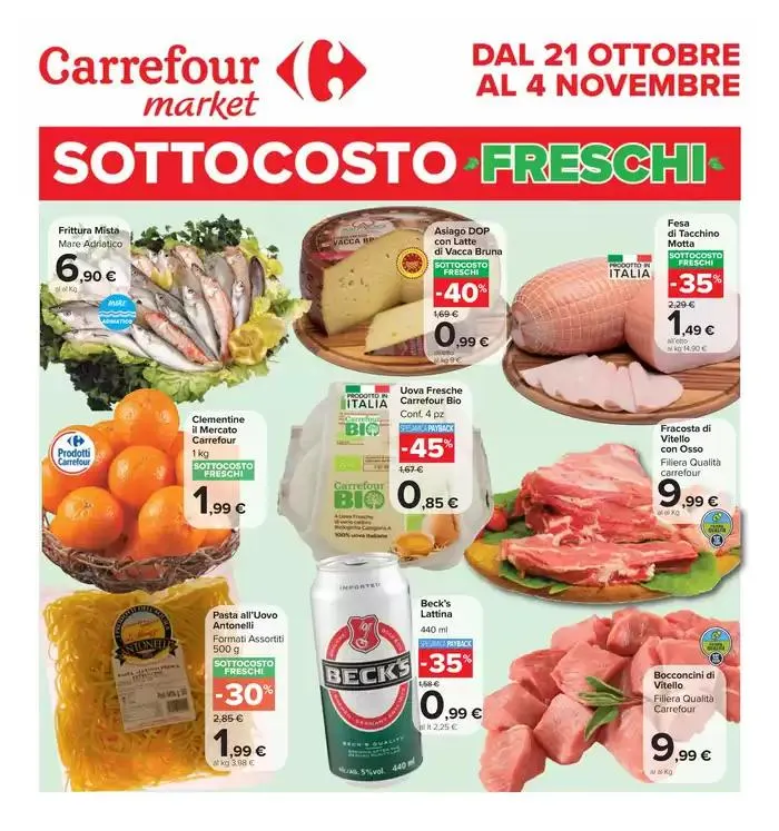 Sottocosto freschi da 21 ottobre a 31 ottobre di 2024 - Pagina del volantino 1