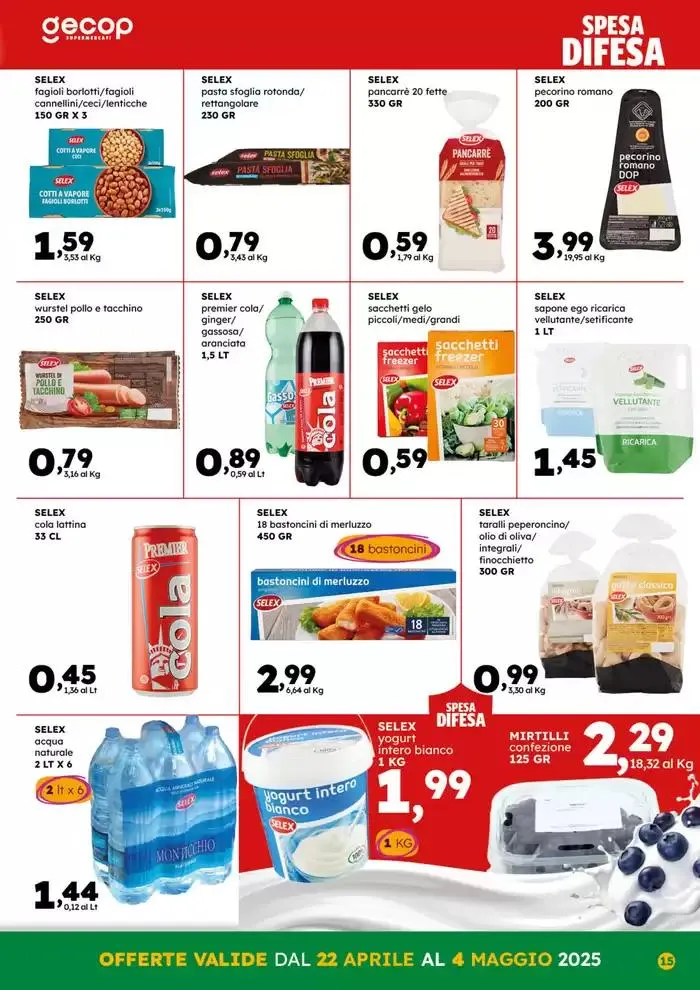 Sottocosto Freschi da 22 aprile a 4 maggio di 2025 - Pagina del volantino 15