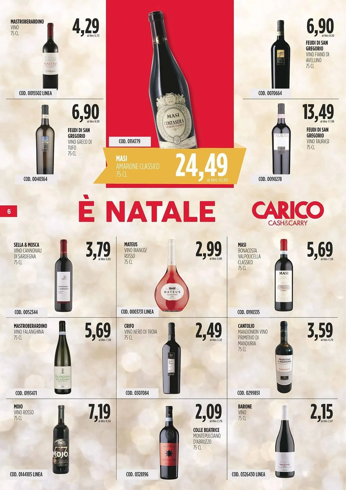 Volantino Carico Cash & Carry da 4 dicembre a 24 dicembre di 2025 - Pagina del volantino 6