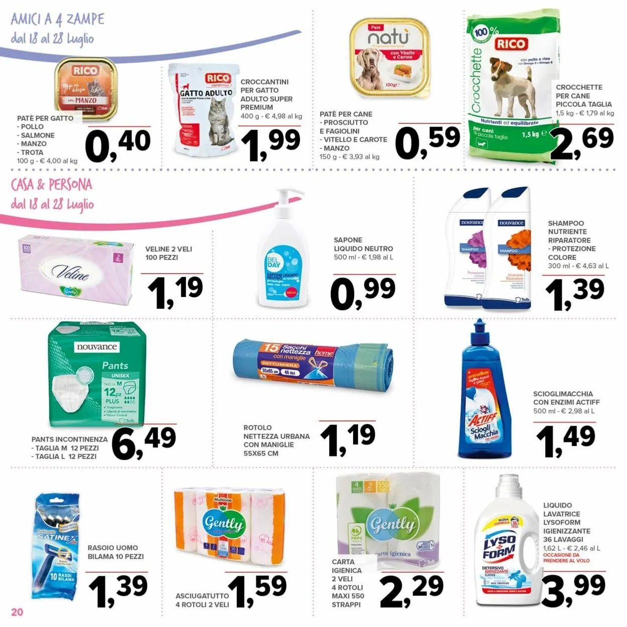 Todis Volantino attuale da 24 luglio a 7 agosto di 2024 - Pagina del volantino 20