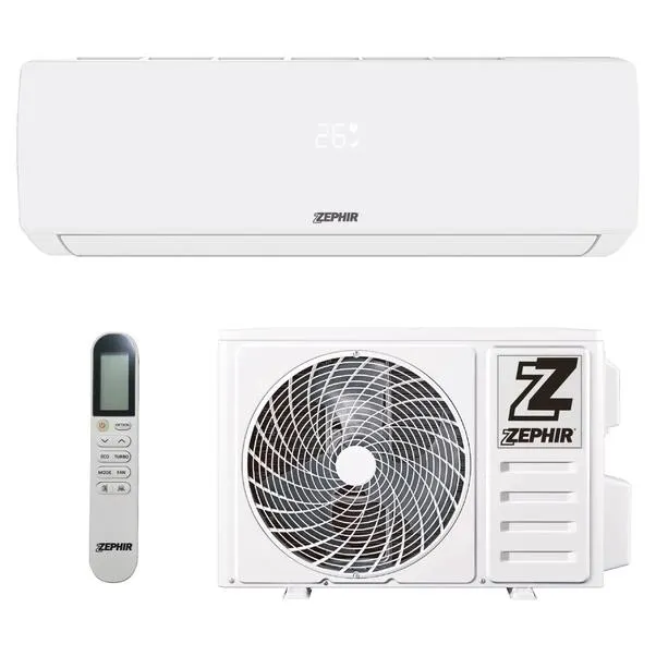 Condizionatore zephir mono 12000 btu zpr 12000 my24 1 telecomando eer 3,25 cop 3,71 a++/a+