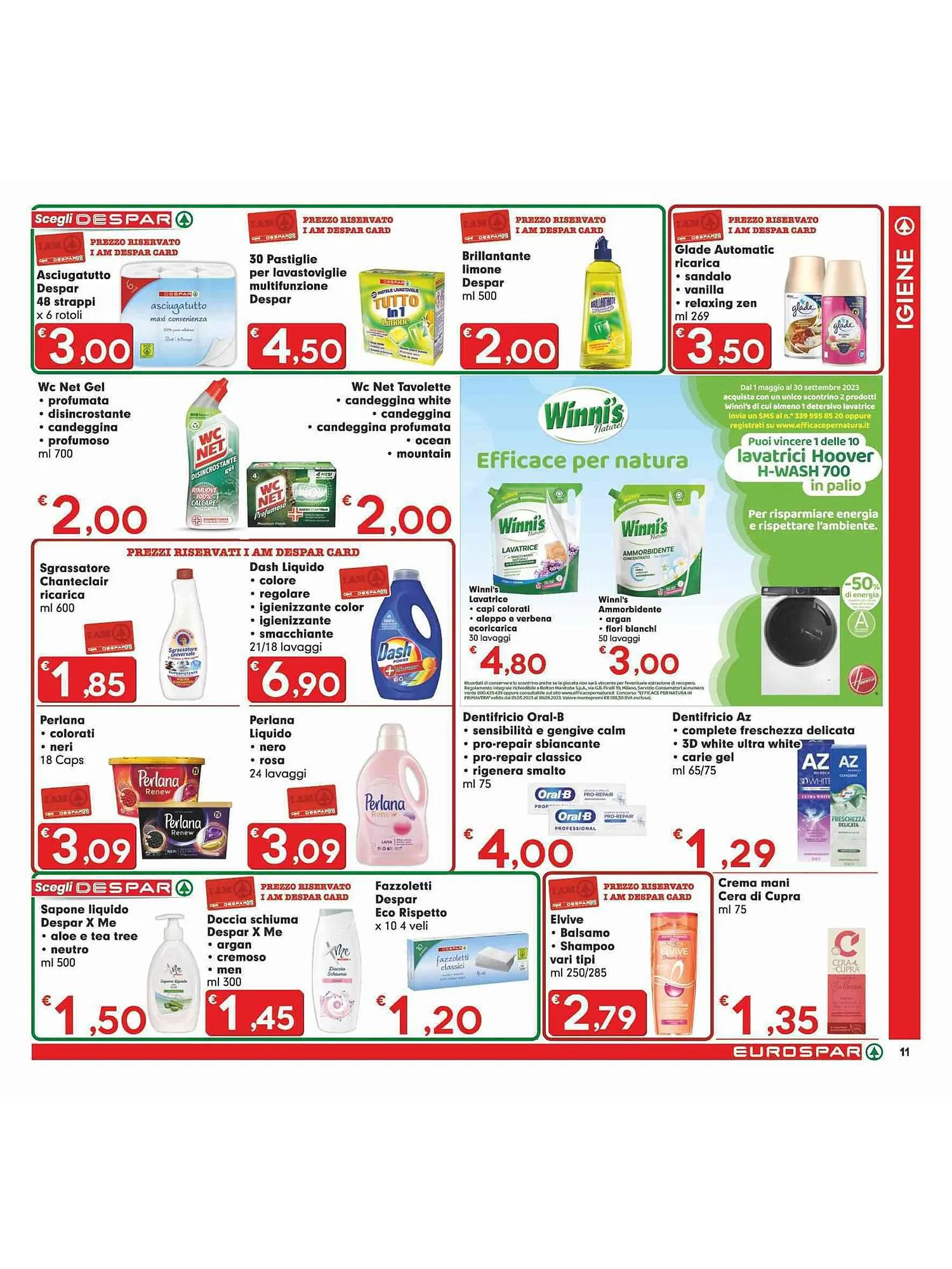 Volantino Eurospar da 14 settembre a 27 settembre di 2023 - Pagina del volantino 11