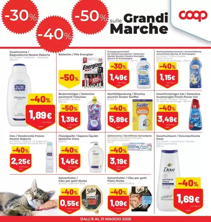 30% 40% 5% rabatt auf grosse marken da 8 maggio a 21 maggio di 2025 - Pagina del volantino 5