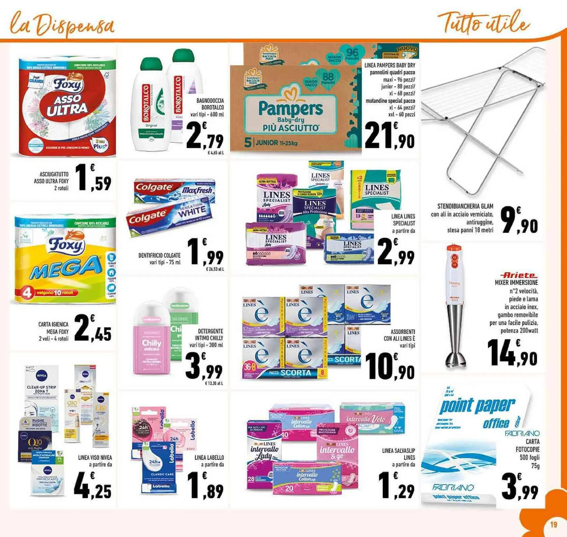 Volantino Supermac Supermercati da 3 aprile a 14 aprile di 2024 - Pagina del volantino 19