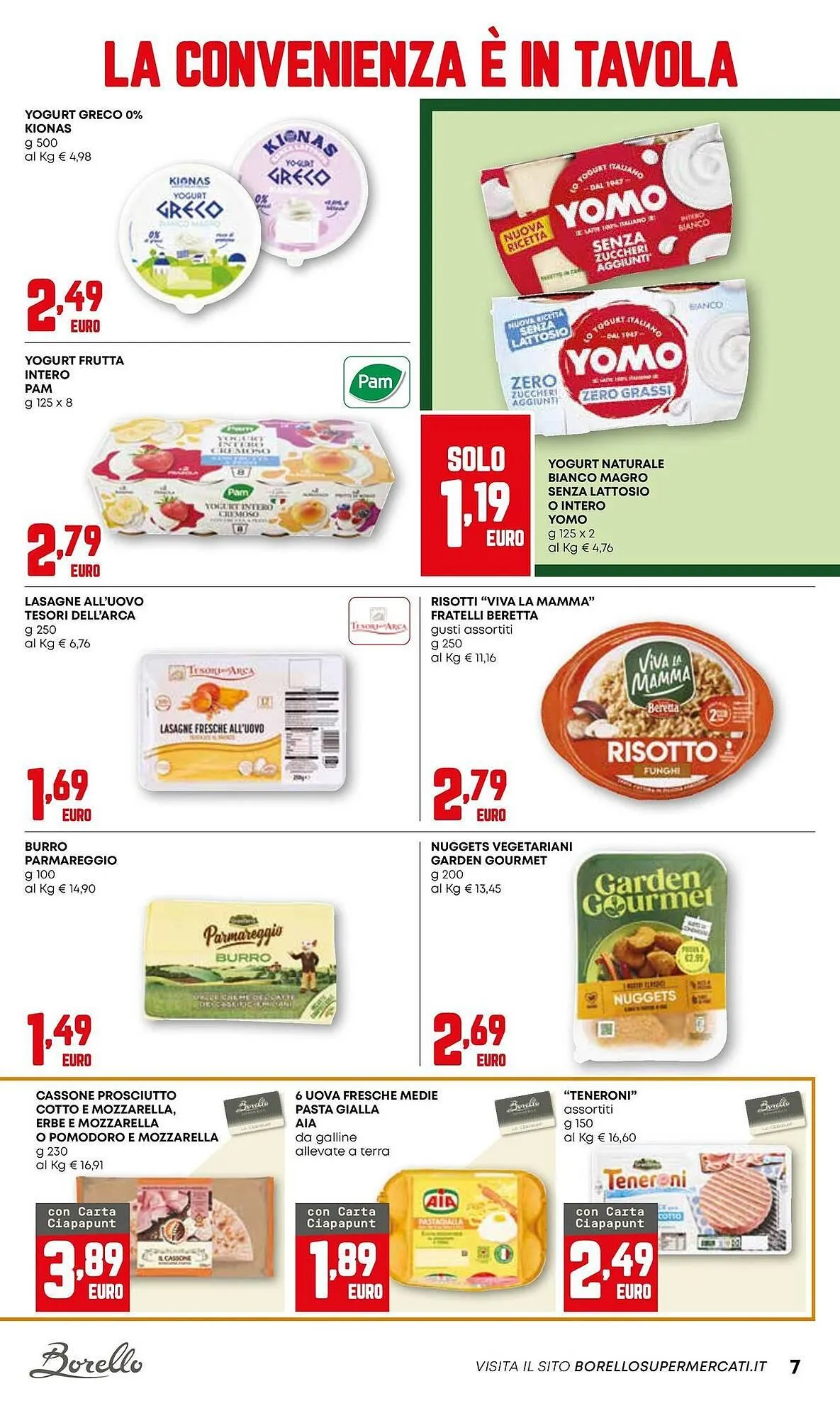 Volantino Borello Supermercati da 6 novembre a 19 novembre di 2025 - Pagina del volantino 7