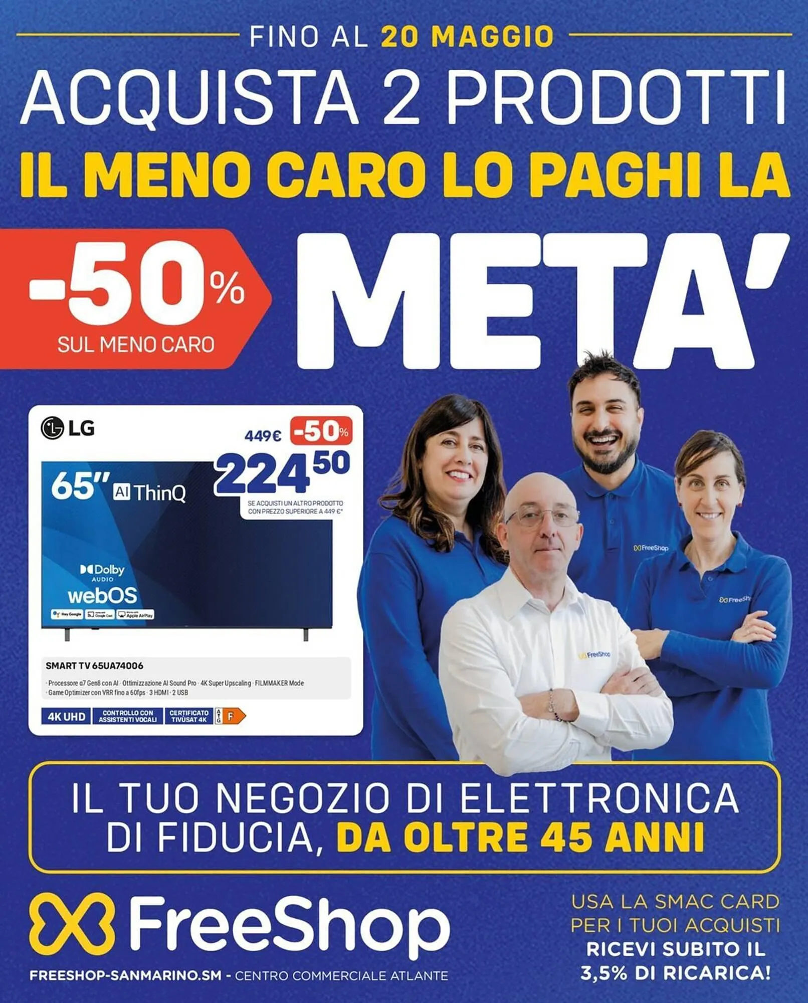 Volantino FreeShop da 28 aprile a 20 maggio di 2026 - Pagina del volantino 1