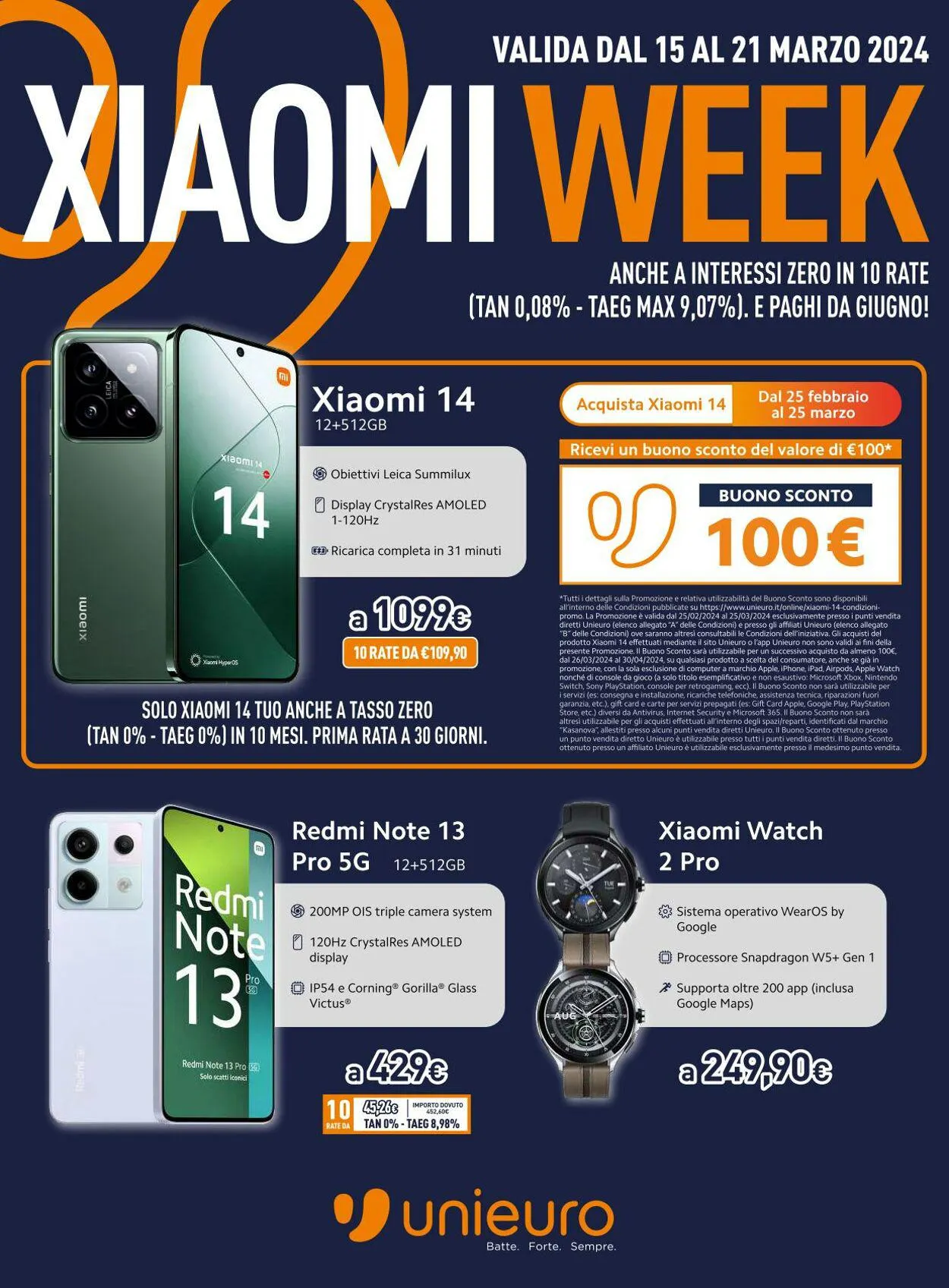 Unieuro da 15 marzo a 21 marzo di 2024 - Pagina del volantino 1