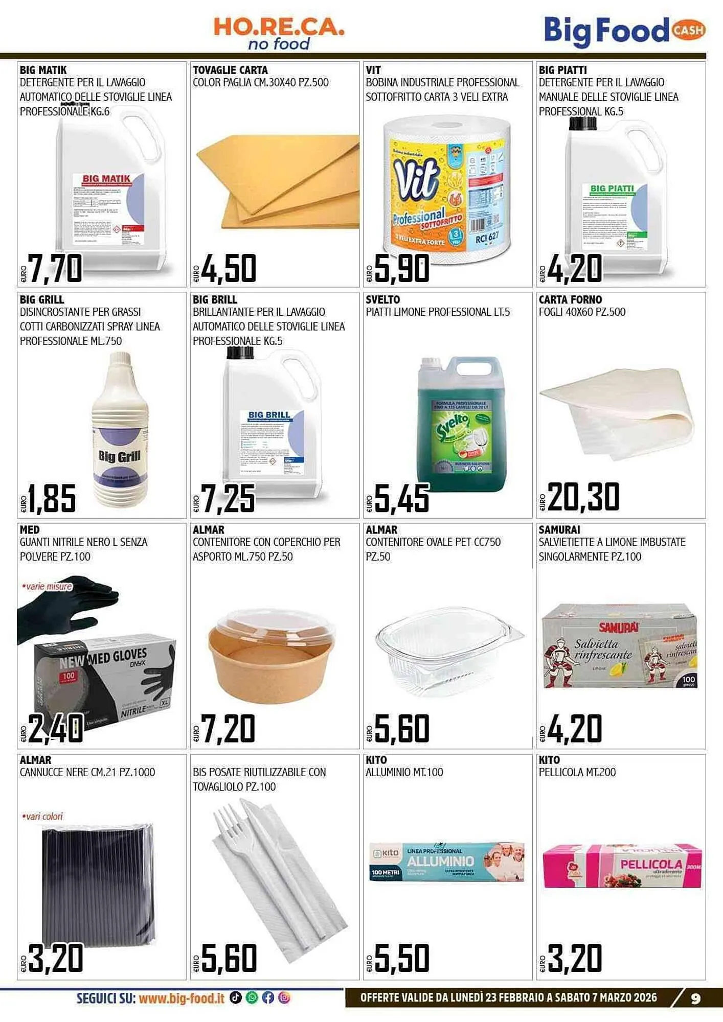 Volantino Big Food da 23 febbraio a 7 marzo di 2026 - Pagina del volantino 9