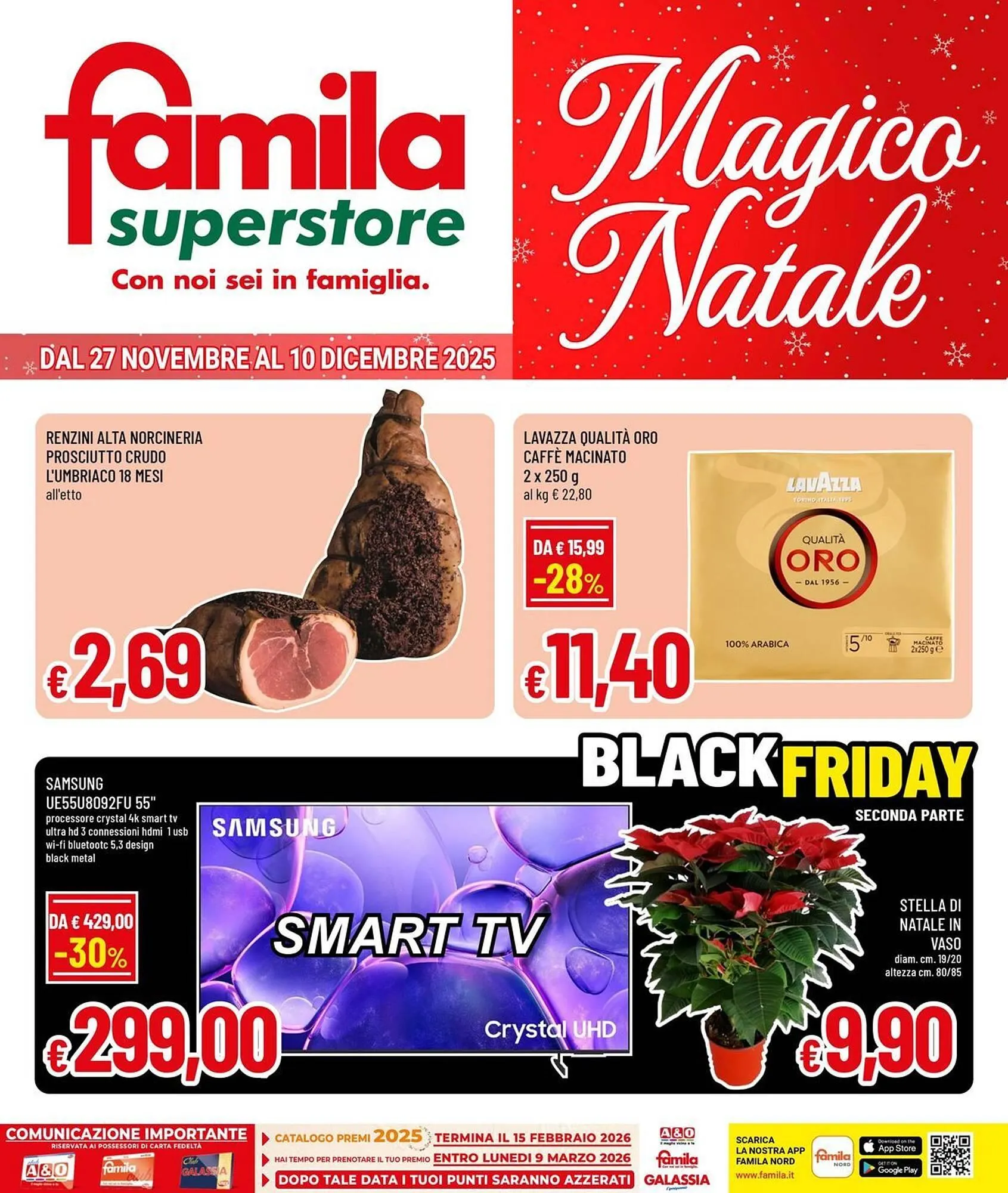 Volantino Famila Superstore da 27 novembre a 10 dicembre di 2025 - Pagina del volantino 1