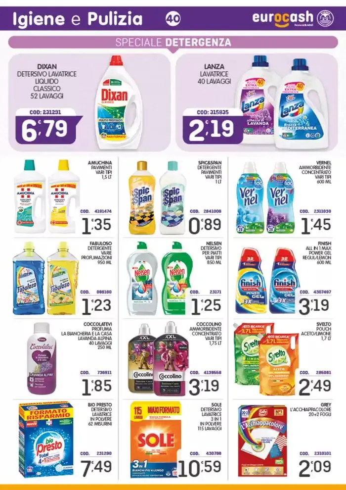 Offerte valide 2 al 19 gennaio  da 3 gennaio a 19 gennaio di 2025 - Pagina del volantino 40