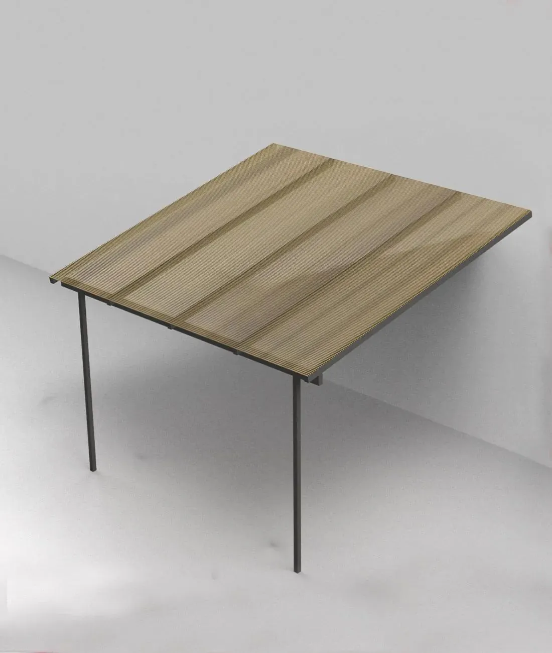 Stuoie di bambù per pergola Meridienne senza copertura