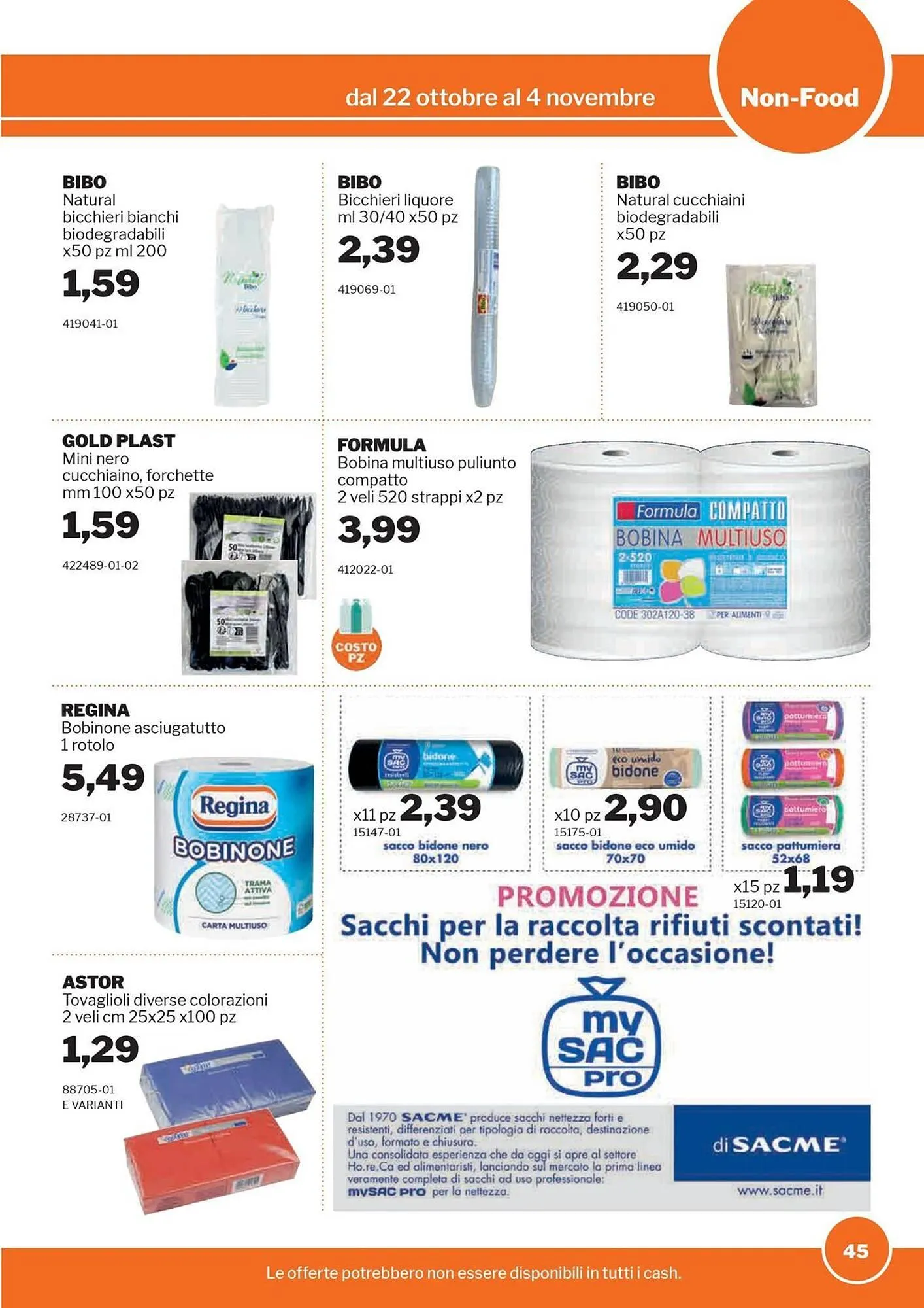 Volantino GrosMarket da 22 ottobre a 4 novembre di 2025 - Pagina del volantino 45