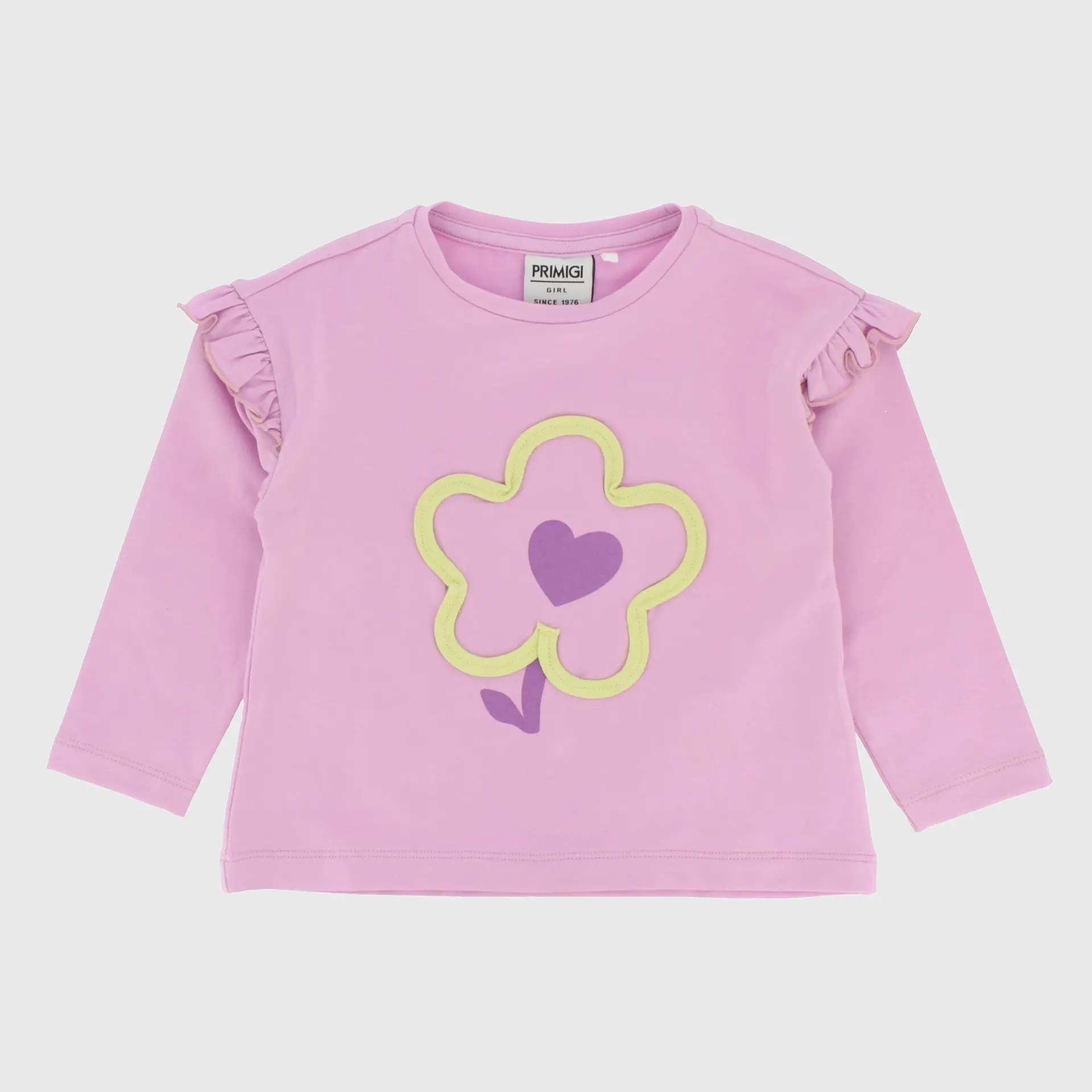 Maglietta in jersey elasticizzato da Bambina, ROSA