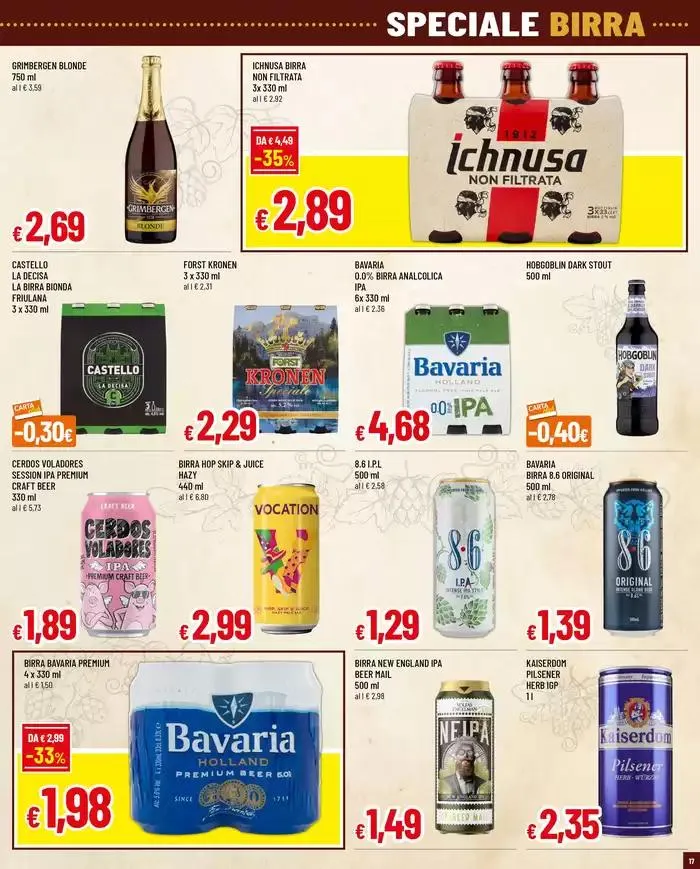 GRANDI MARCHE - SCONTI FINO AL 50% da 6 marzo a 16 marzo di 2025 - Pagina del volantino 17