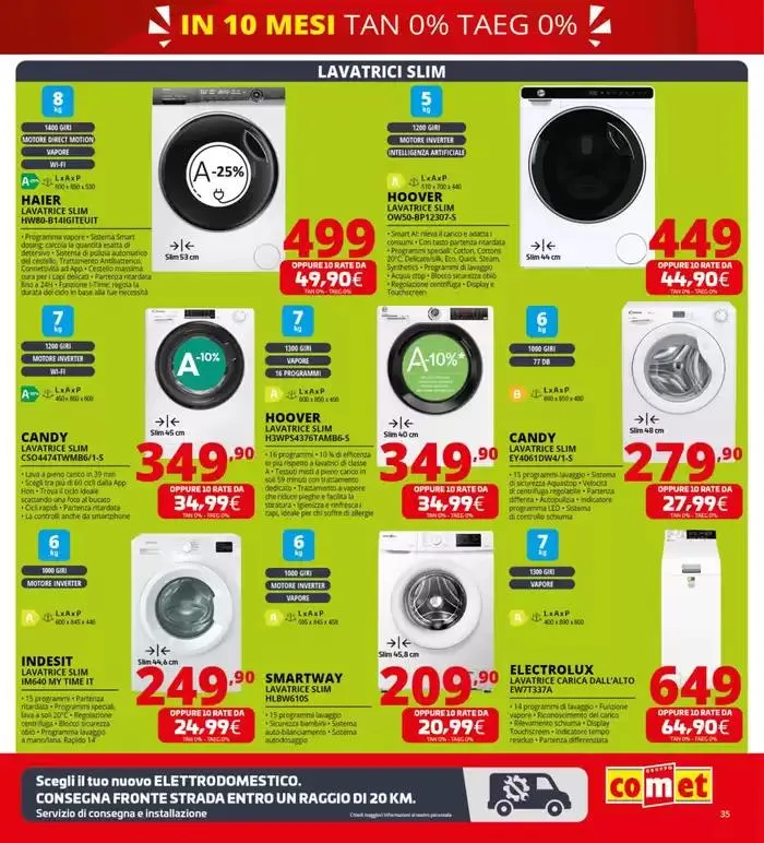 Zero scusa, tasso zero da Comet! da 3 aprile a 16 aprile di 2025 - Pagina del volantino 35