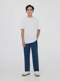 T-shirt basic tinta unita Bianco ottico