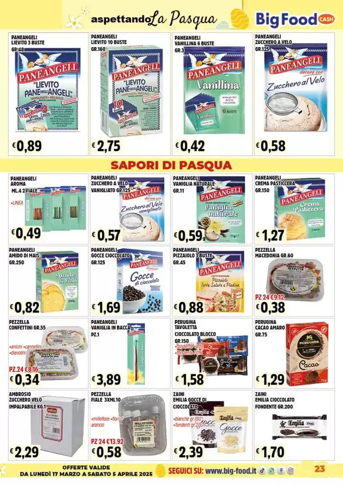 Aspenttando la pasqua da 17 marzo a 5 aprile di 2025 - Pagina del volantino 23