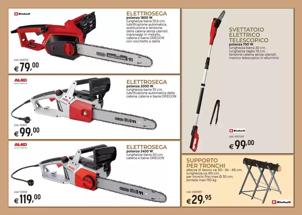 Macchine da giardino da 19 marzo a 22 settembre di 2025 - Pagina del volantino 12