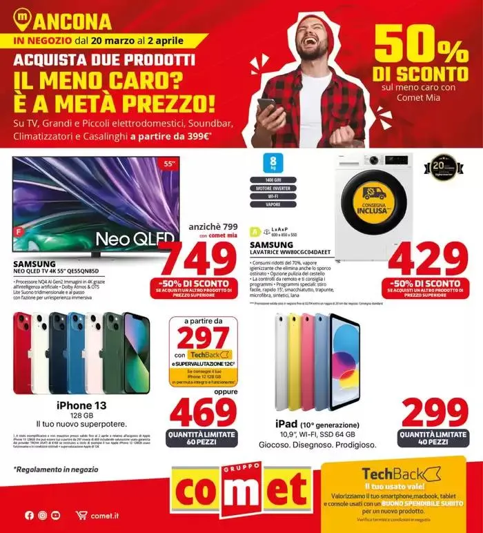 Offerte da Comet! da 20 marzo a 2 aprile di 2025 - Pagina del volantino 1