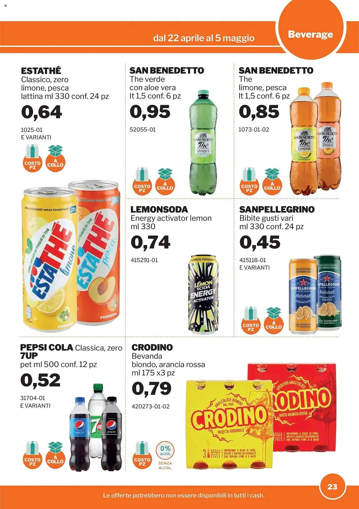 Volantino GrosMarket da 22 aprile a 5 maggio di 2026 - Pagina del volantino 23