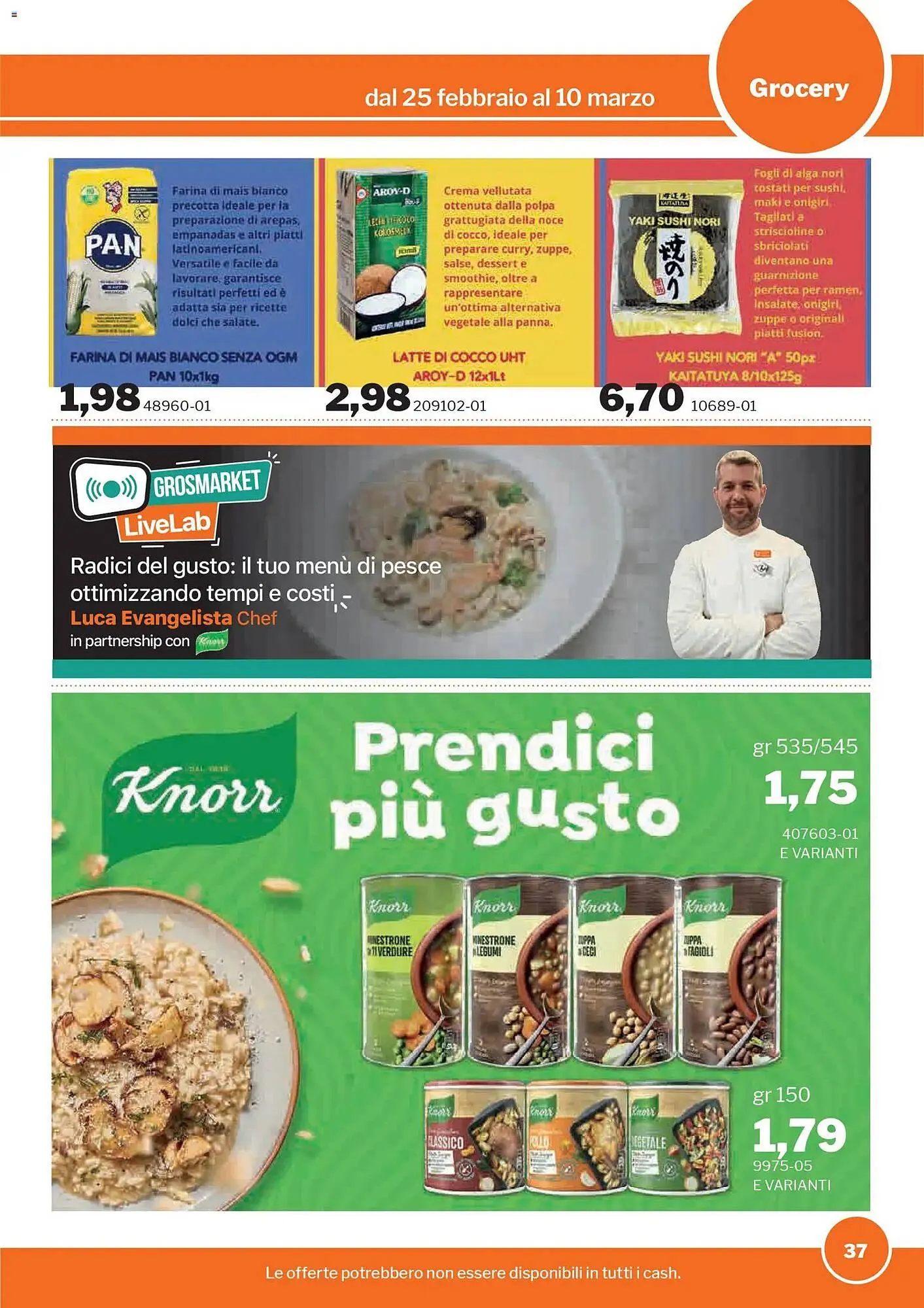 Volantino GrosMarket da 25 febbraio a 10 marzo di 2026 - Pagina del volantino 36