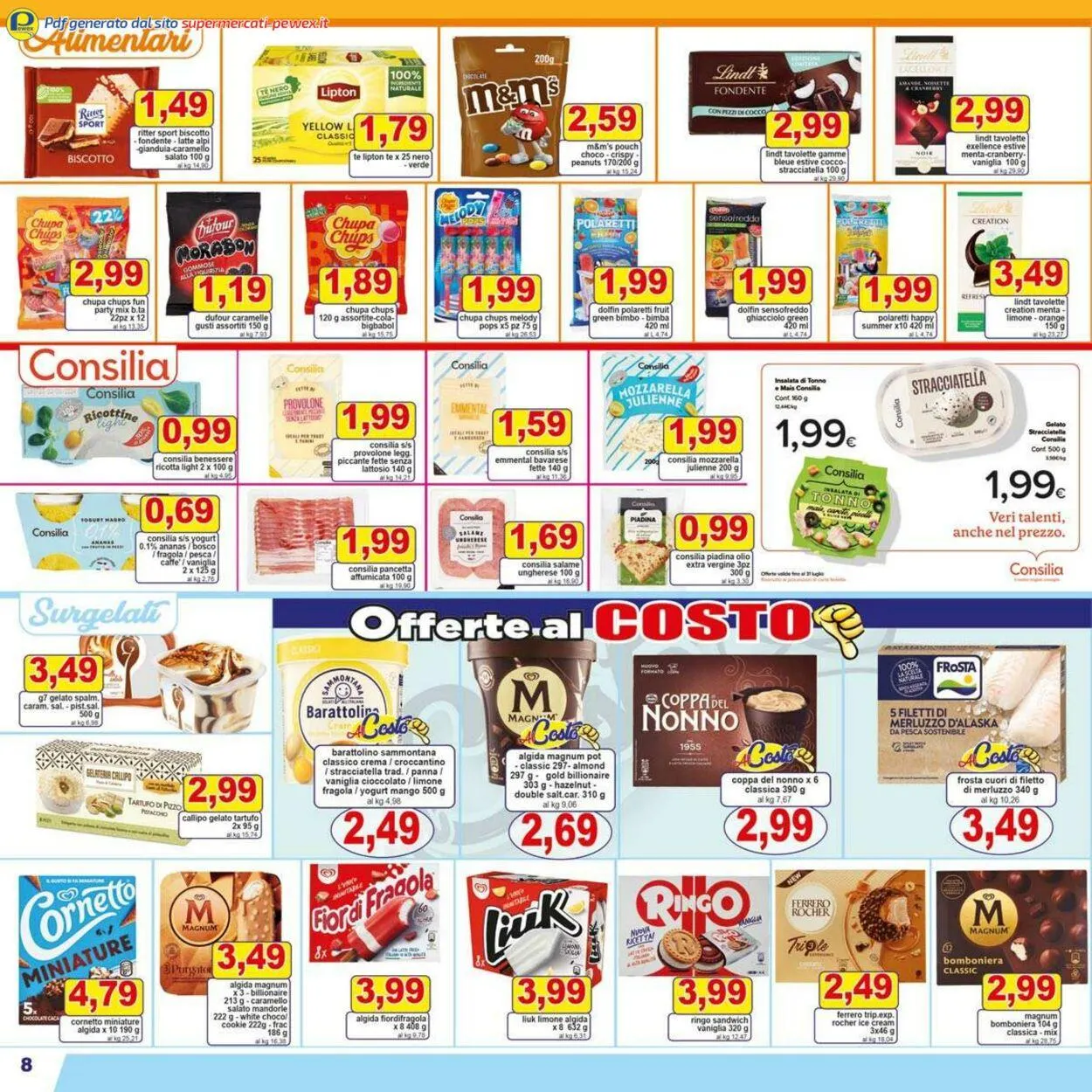 Pewex Volantino attuale da 8 luglio a 22 luglio di 2025 - Pagina del volantino 8