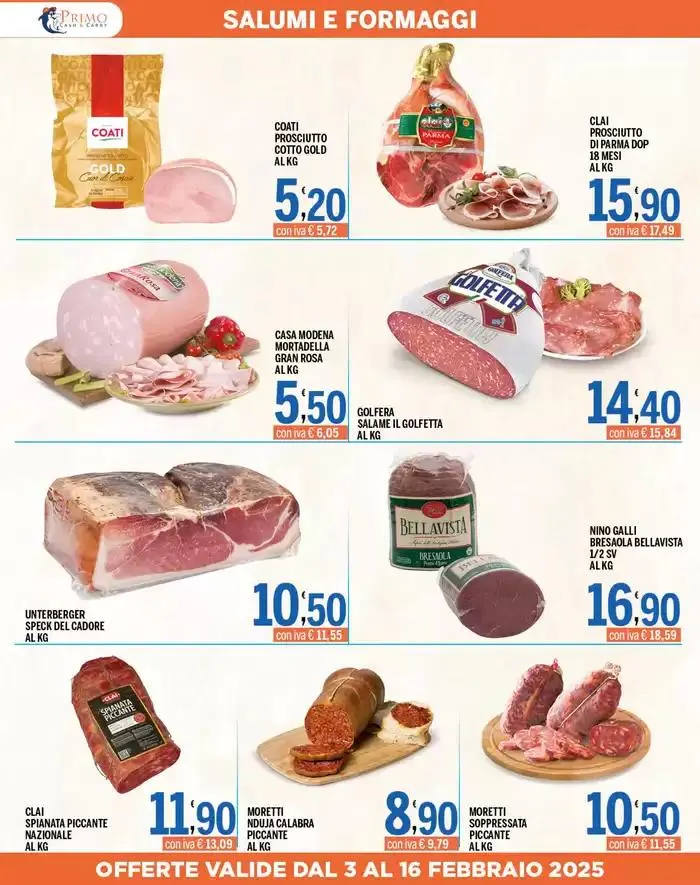 Il Primo Cash Supermercato! da 3 febbraio a 16 febbraio di 2025 - Pagina del volantino 2