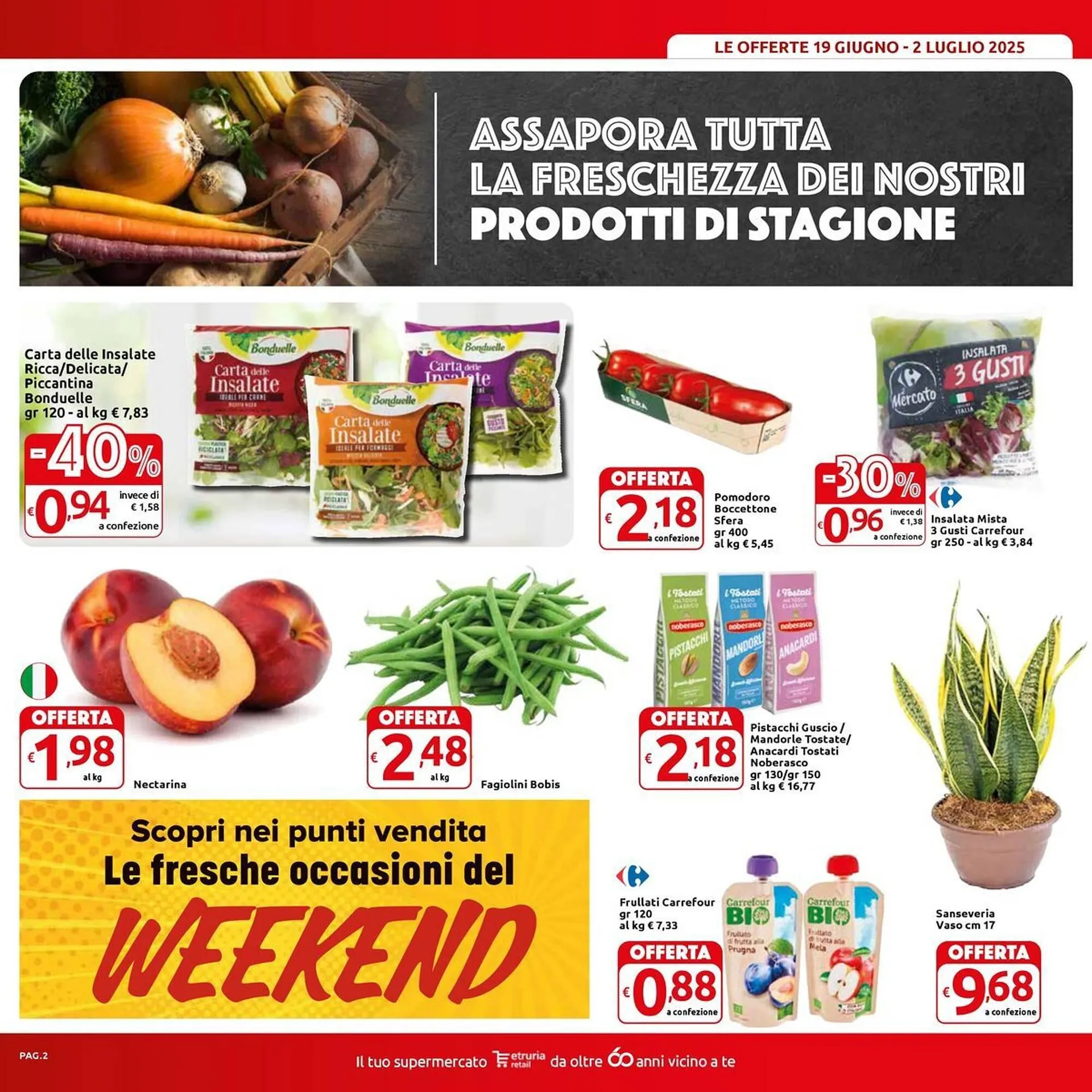 Volantino Carrefour Market da 19 giugno a 2 luglio di 2025 - Pagina del volantino 2