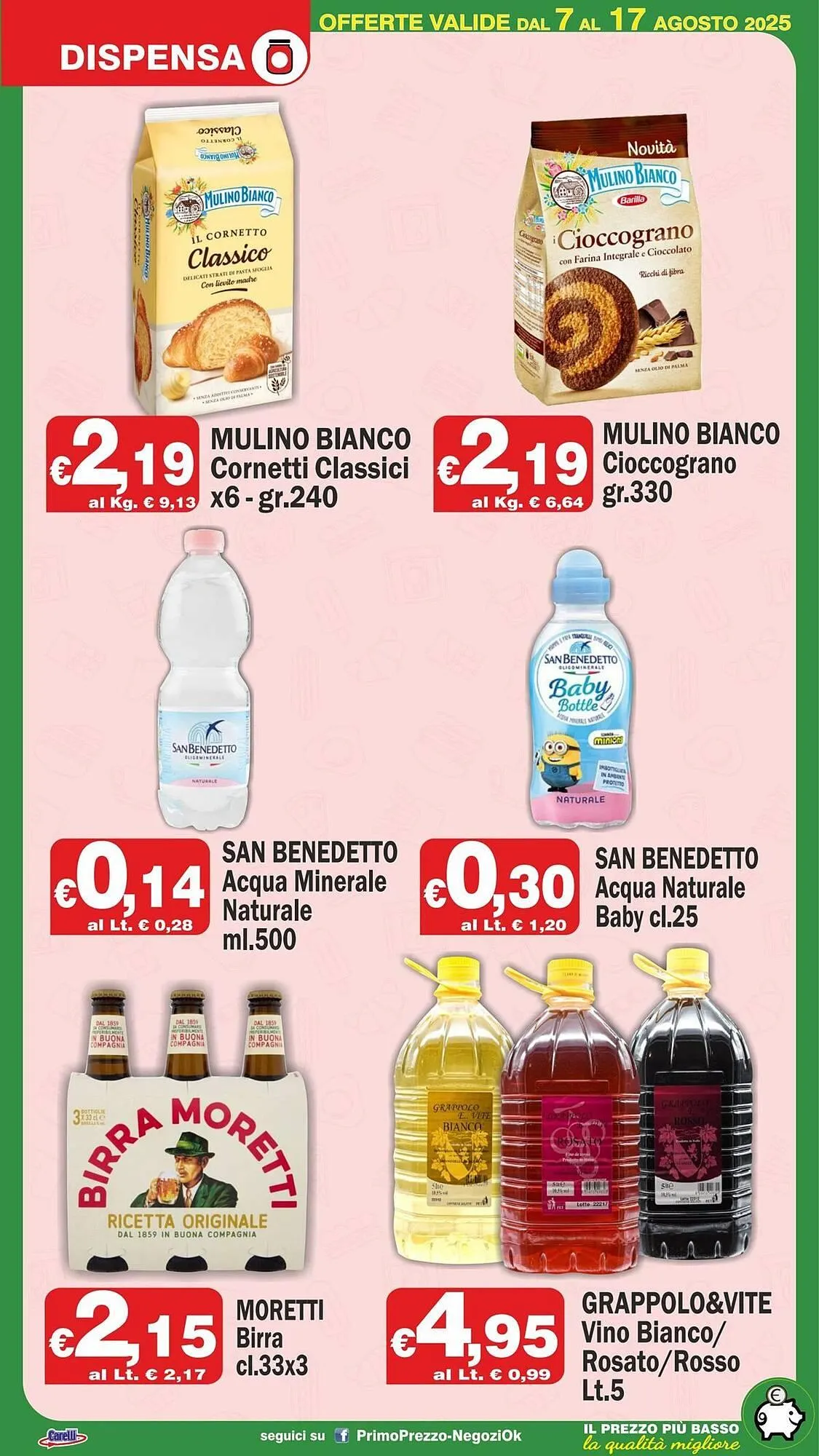 Volantino Primo Prezzo da 7 agosto a 17 agosto di 2025 - Pagina del volantino 6