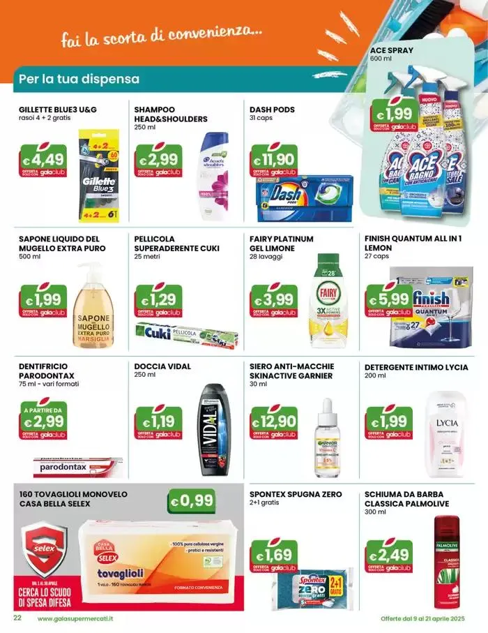 Buona Pasqua da 9 aprile a 21 aprile di 2025 - Pagina del volantino 22