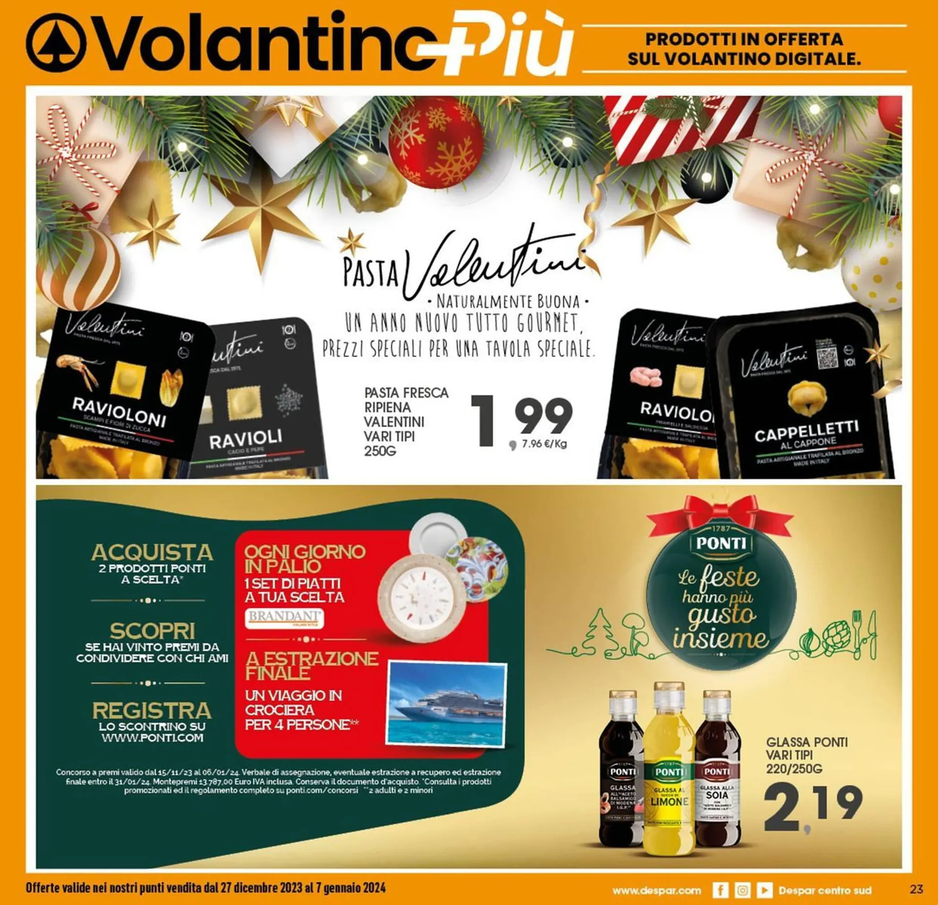 Volantino Eurospar da 27 dicembre a 7 gennaio di 2024 - Pagina del volantino 23