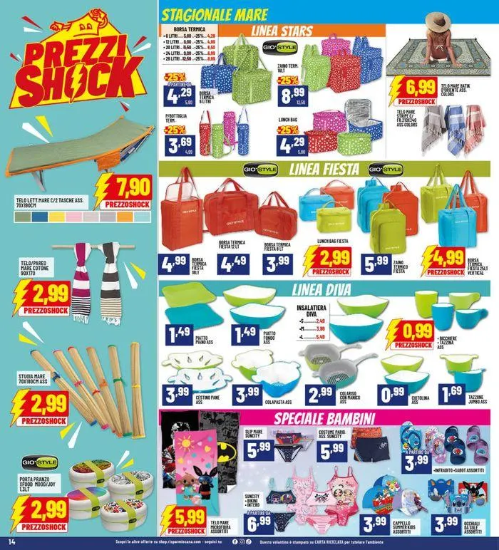 Prezzi shock da 25 luglio a 10 agosto di 2024 - Pagina del volantino 14